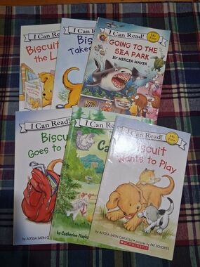 Biscuit & Friends Children's Book Bundle - White/Yellow